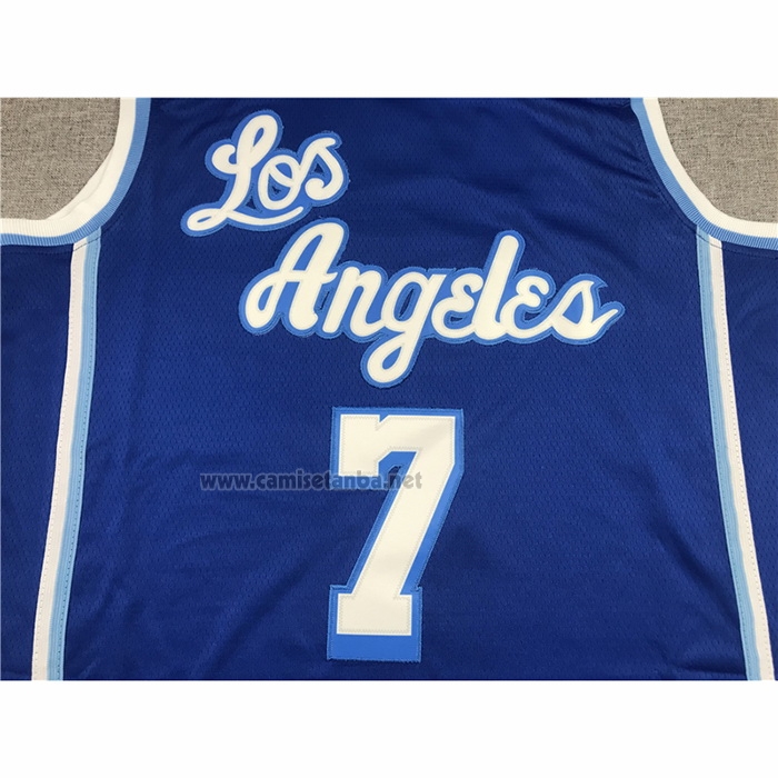 Camiseta Los Angeles Lakers Carmelo Anthony #7 Classic 2021 Azul